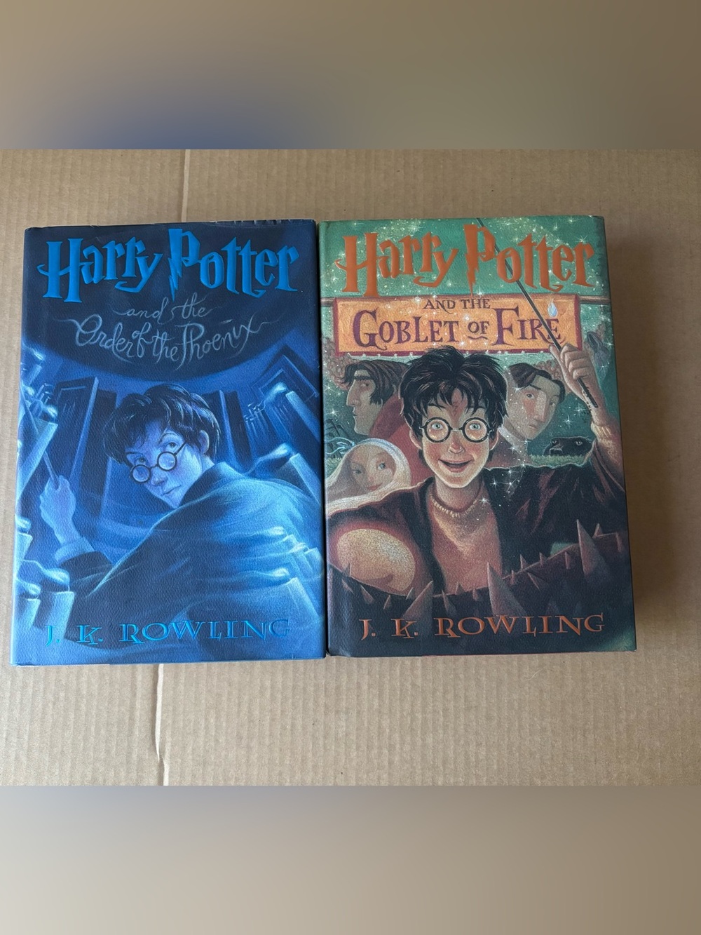 Harry Potter Books 4 and 5 Firts Edition. Hardcover